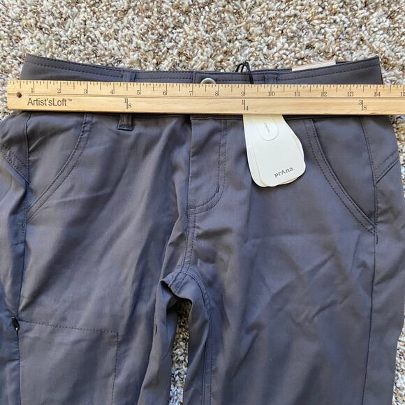 Prana Halle Straight Pant Women's 0 Regular Coal Standard Fit Low Rise Stretch - Picture 9 of 13